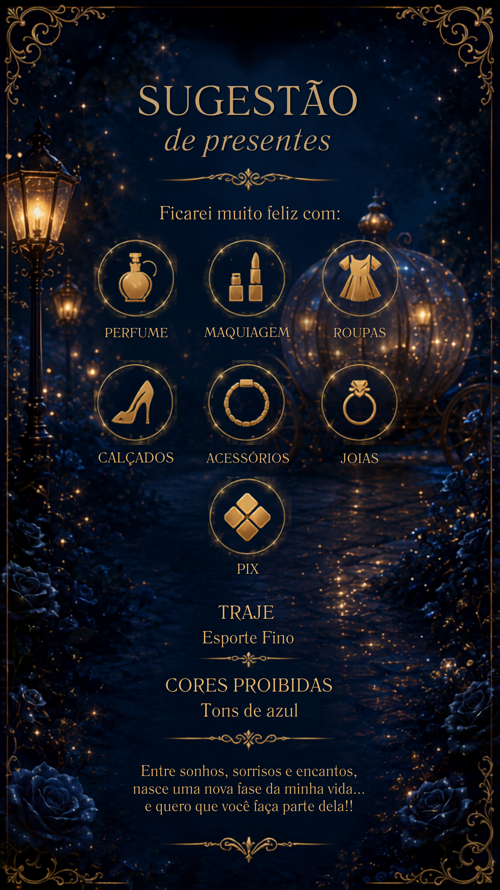Presentes e Informações